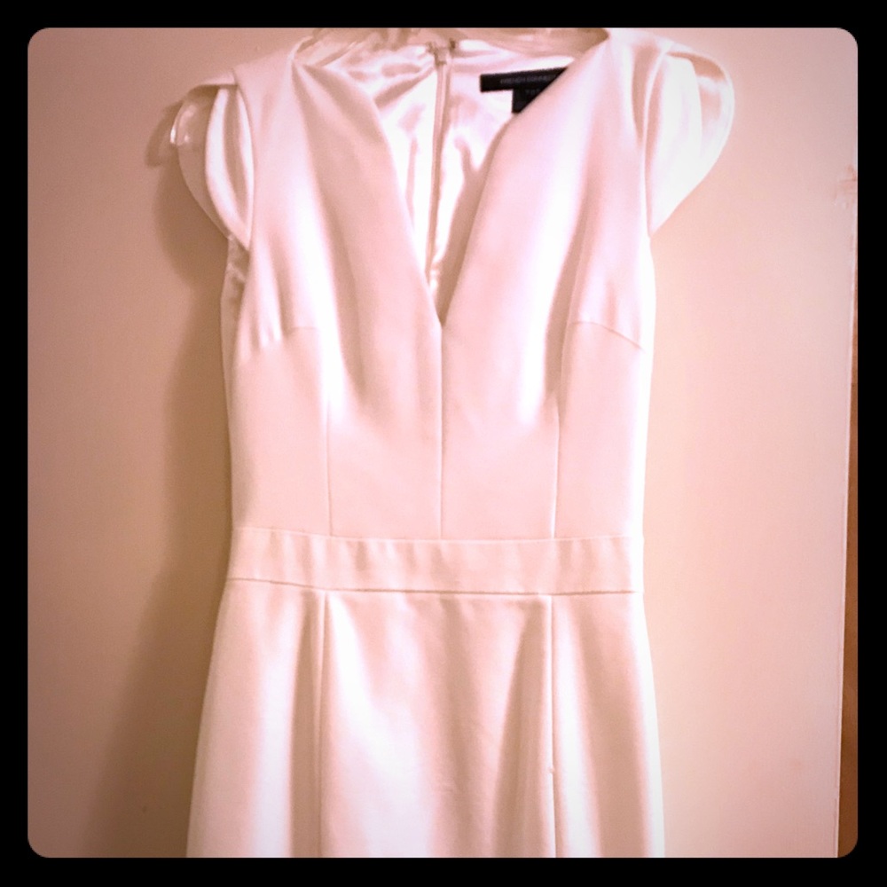Midi cream ivory dress